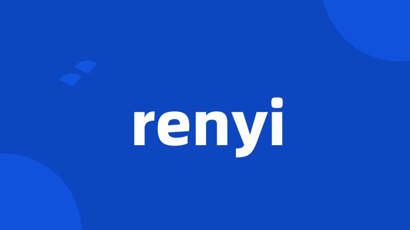 renyi