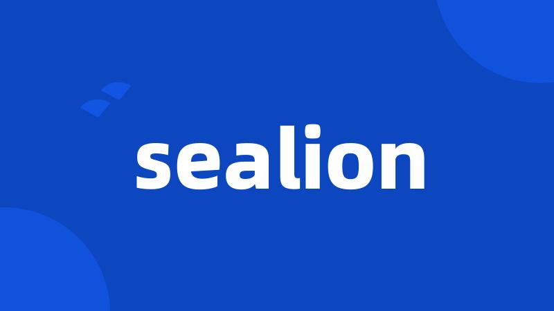 sealion