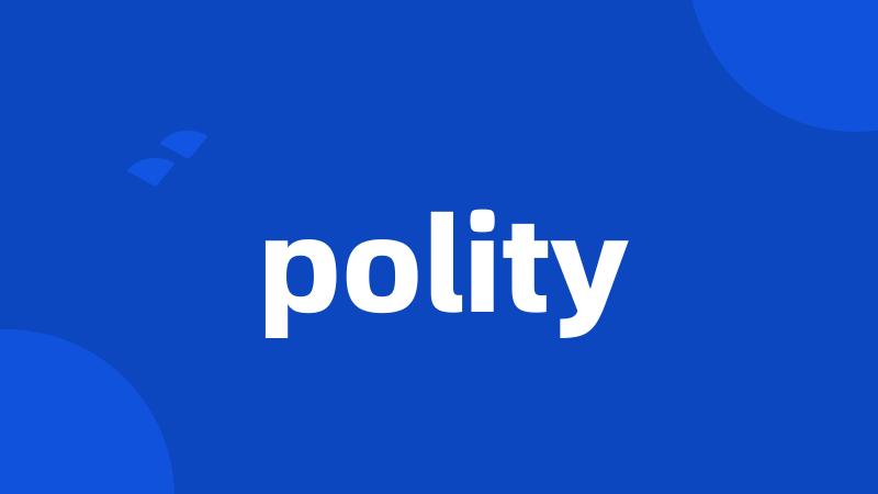 polity