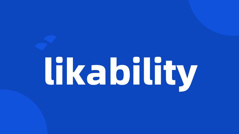 likability