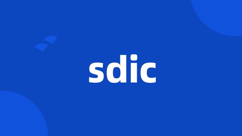 sdic