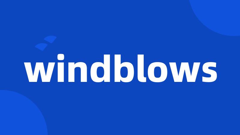 windblows