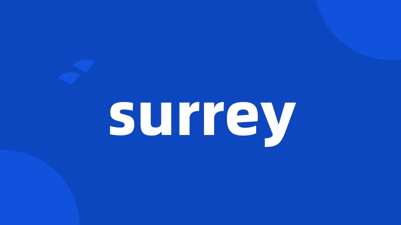 surrey