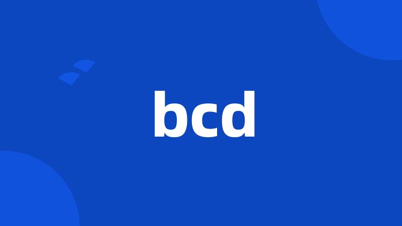 bcd