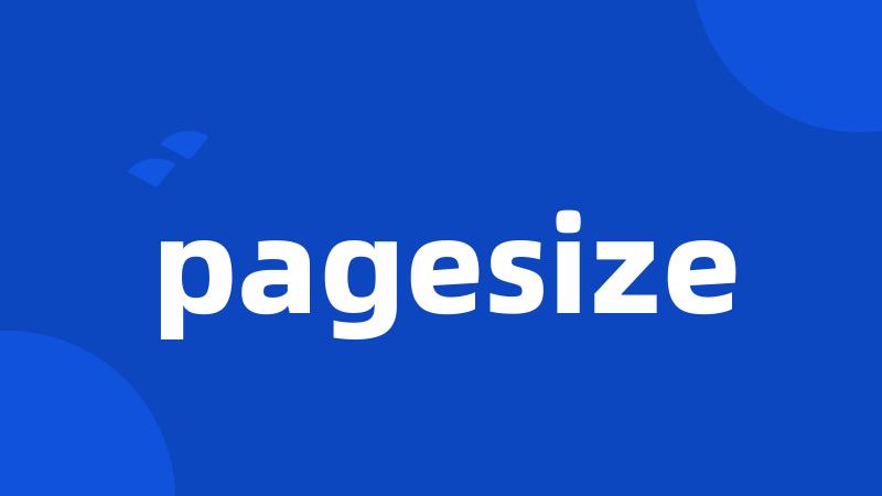 pagesize