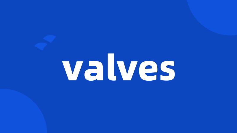 valves