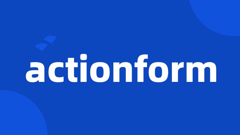 actionform