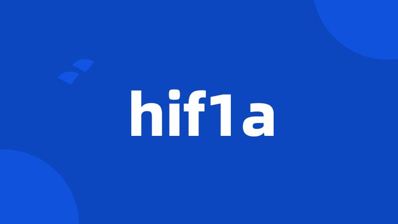 hif1a