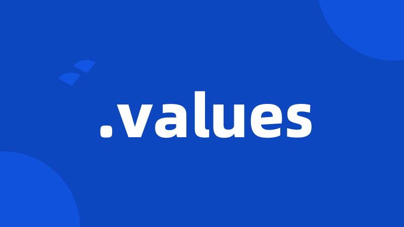 .values
