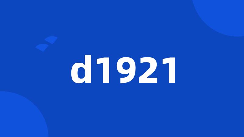d1921