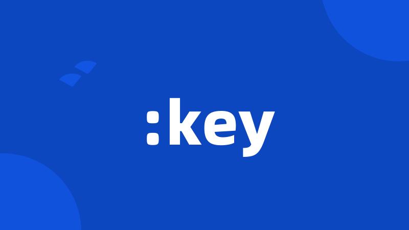 :key