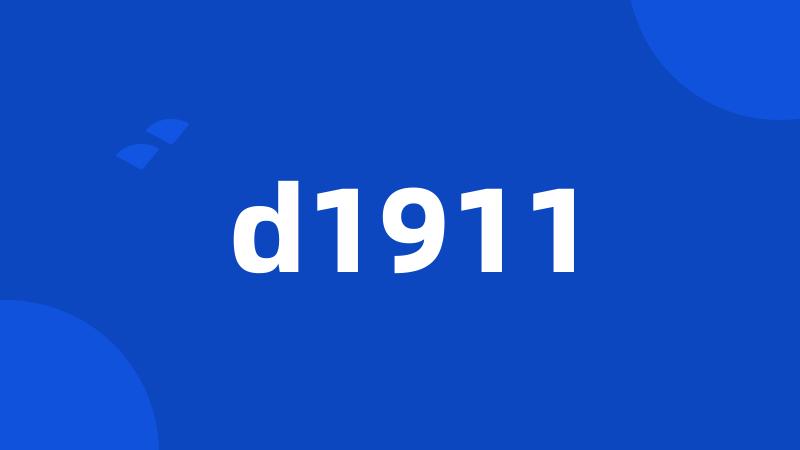 d1911