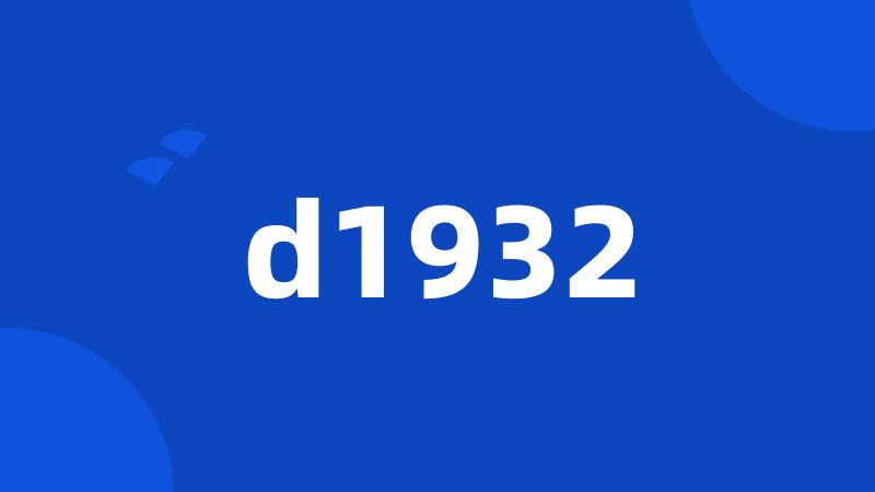 d1932