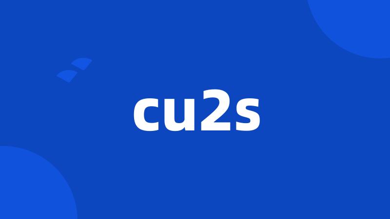 cu2s