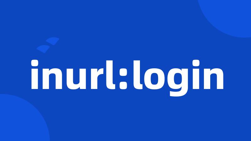 inurl:login