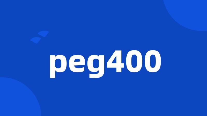 peg400