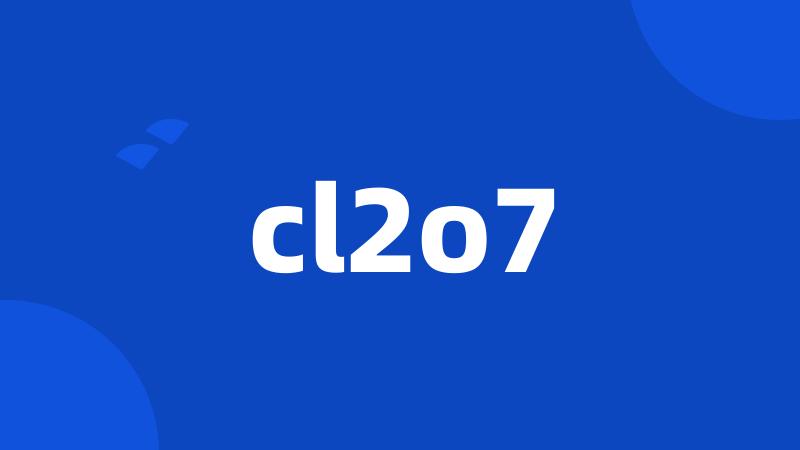 cl2o7