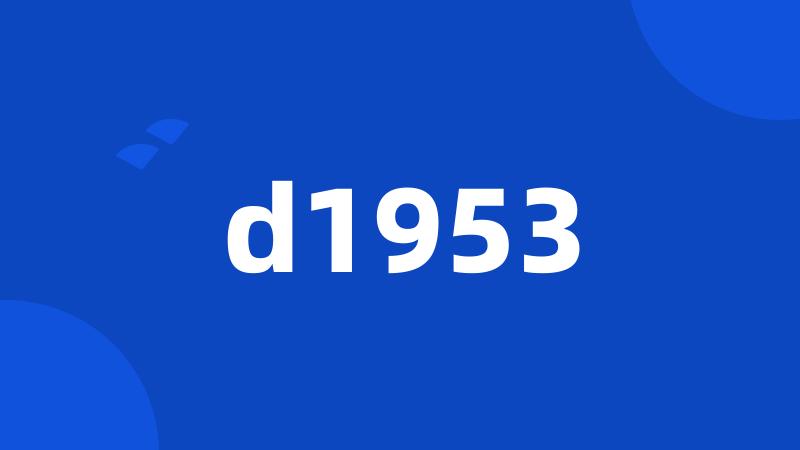 d1953