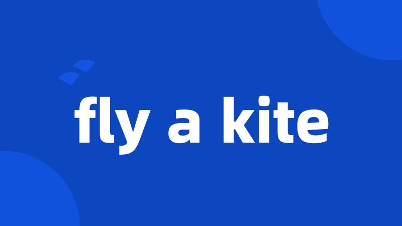 fly a kite