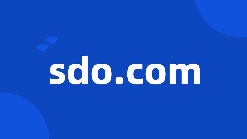sdo.com