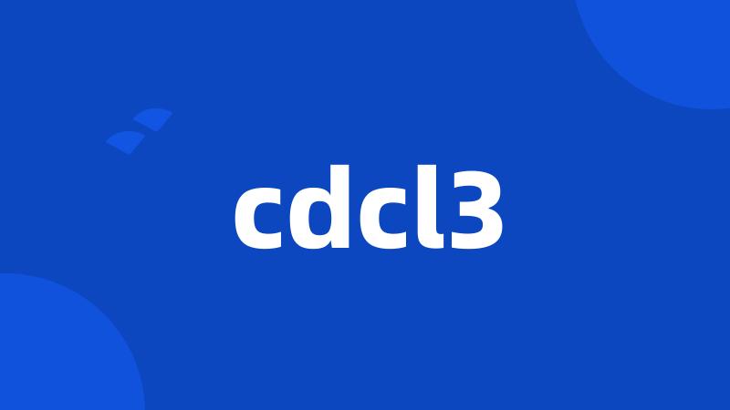 cdcl3