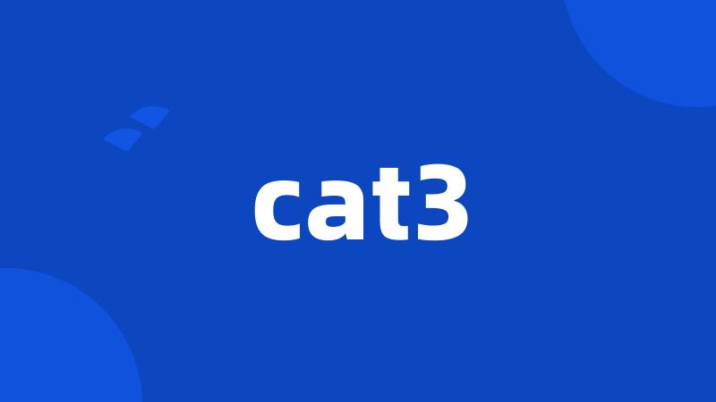 cat3