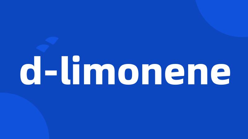 d-limonene