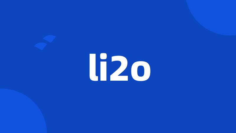 li2o