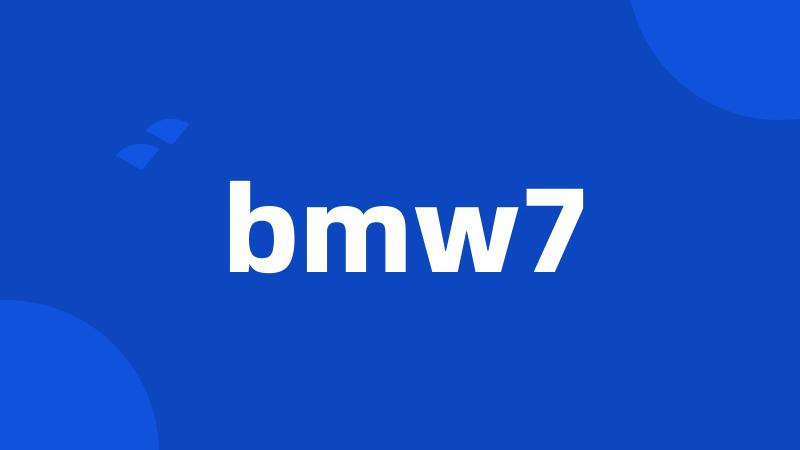bmw7