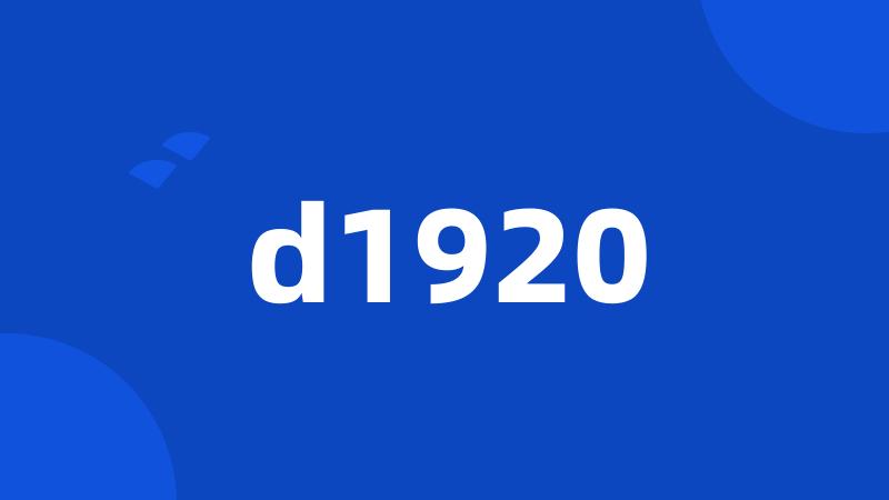 d1920