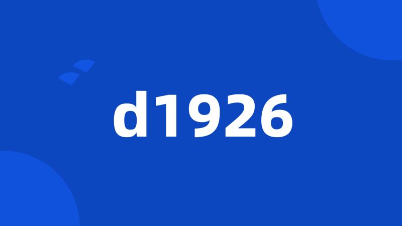 d1926