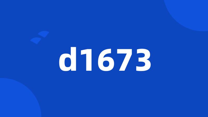d1673