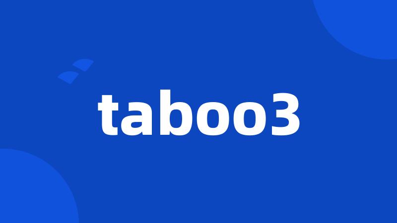 taboo3