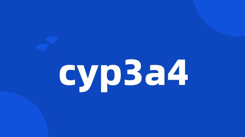 cyp3a4