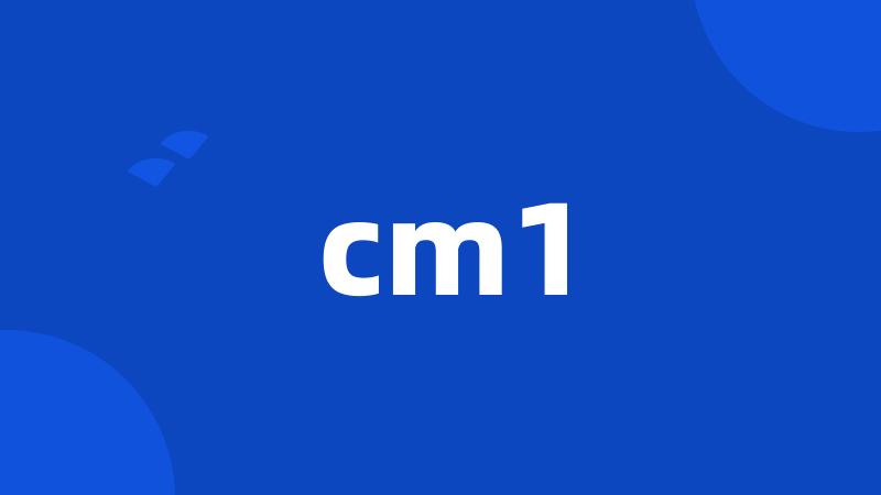 cm1