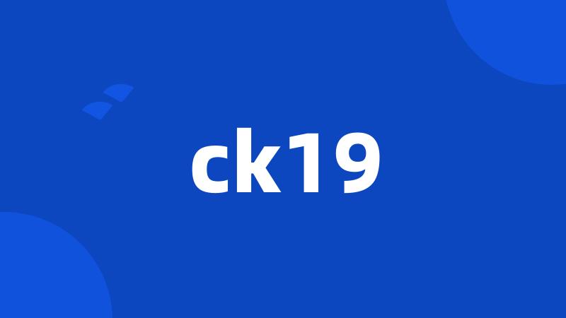 ck19