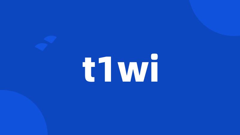 t1wi