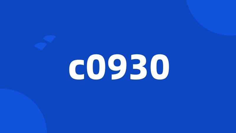 c0930