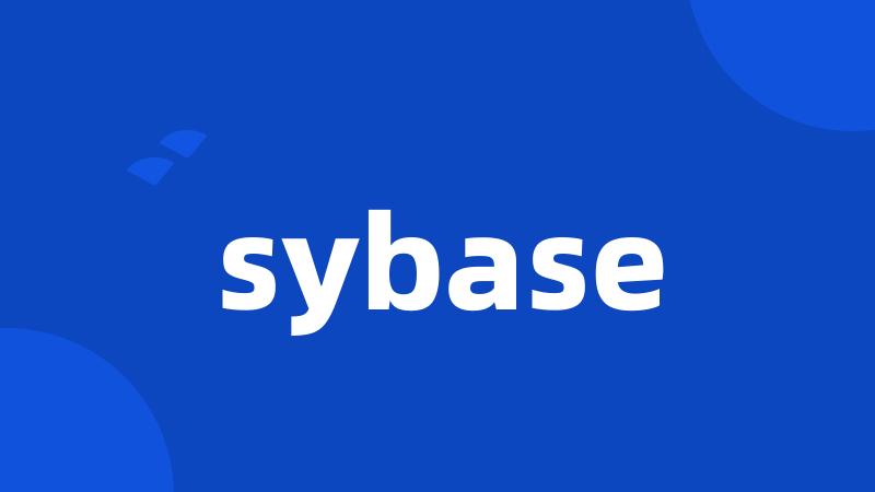 sybase