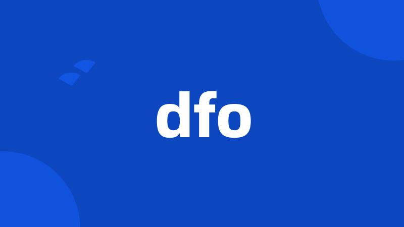 dfo