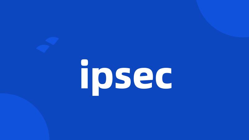 ipsec