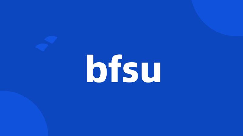 bfsu