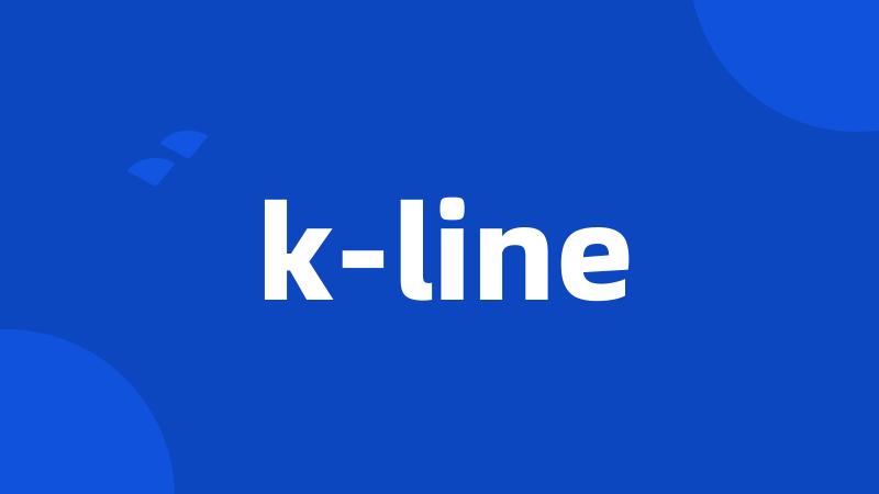 k-line