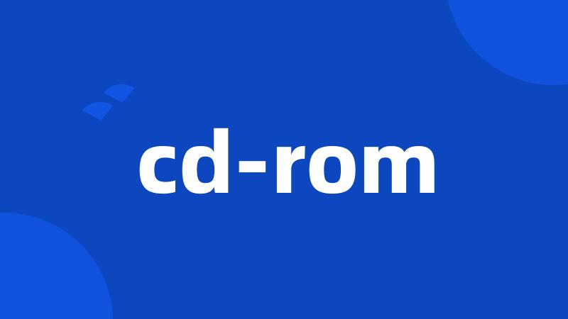 cd-rom