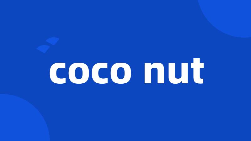 coco nut