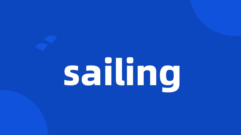 sailing