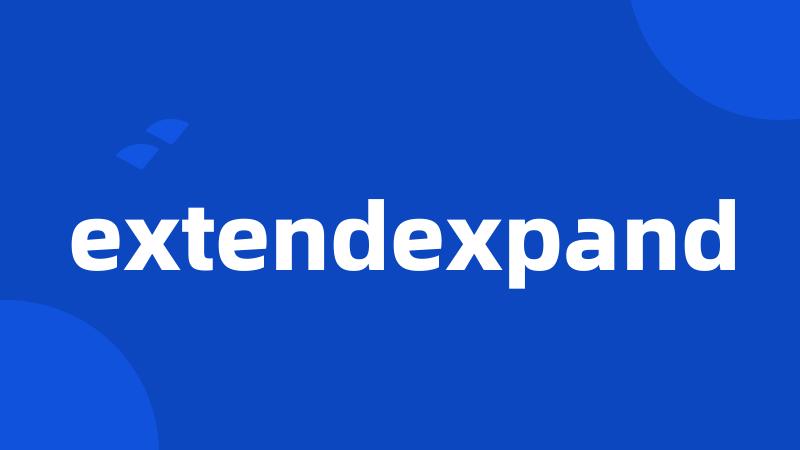 extendexpand