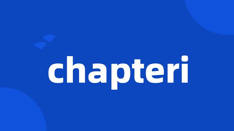 chapteri