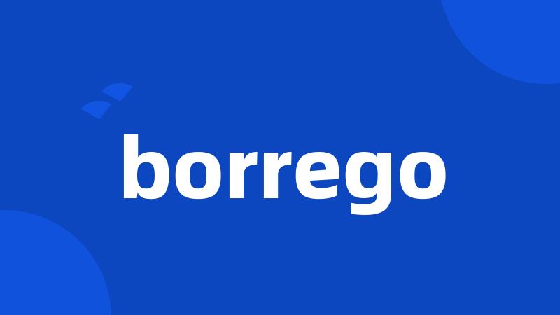 borrego
