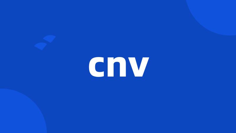 cnv